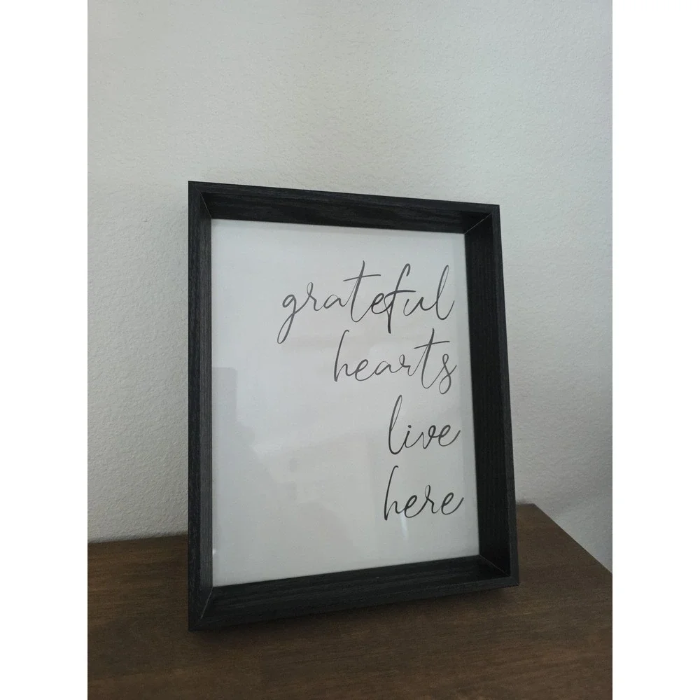 Boston Warehouse Trading Corp‎ 8x10 Black Wood Plaque Frame 